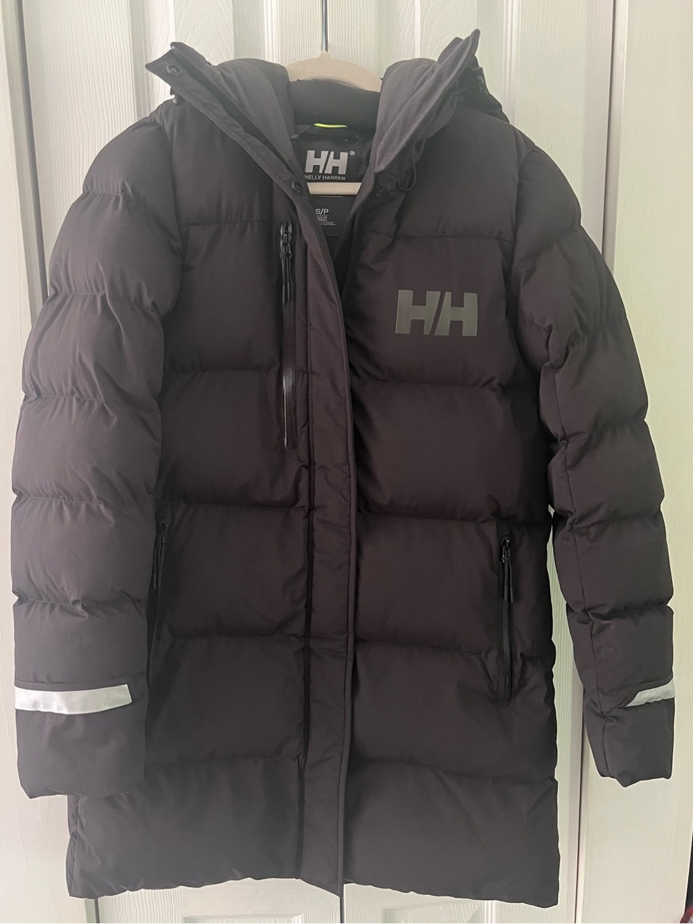 Helly Hansen Adore Black Puffer Jacket with Hood Sz S
